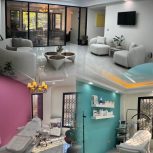 استخدام اپراتور لیزر حرفه‌ای دارای دستگاه و مشتری در کلینیک زیبایی