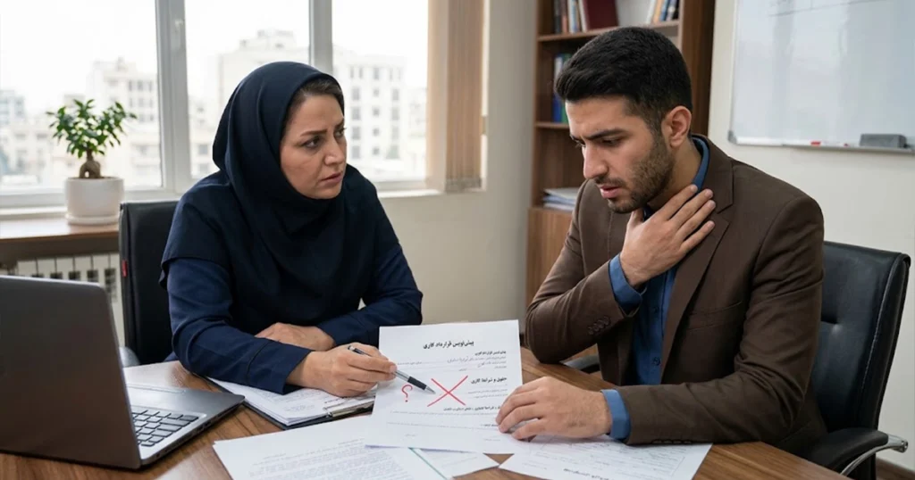 اشتباهات رایج در پاسخ به سؤالات درباره حقوق و شرایط کاری